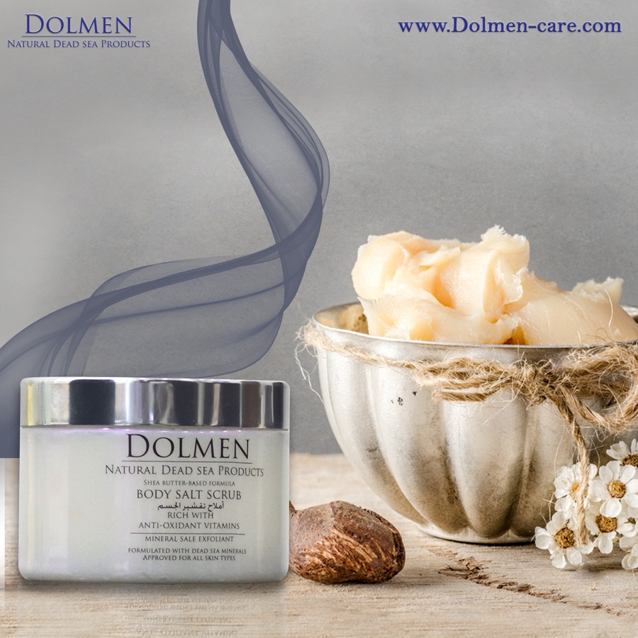 SHEA BUTTER BODY SALT SCRUB DolmenCare